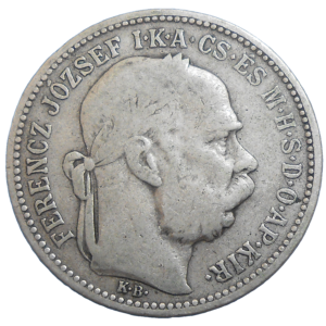 František Jozef I. 1 koruna 1893 KB