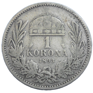 František Jozef I. 1 koruna 1893 KB