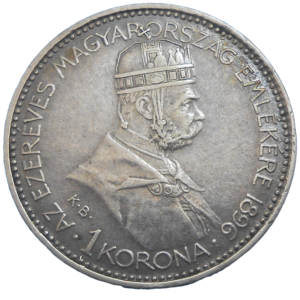 František Jozef I. 1 Koruna 1896 výročná