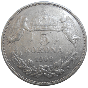František Jozef I. 5 Koruna 1909 KB
