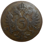 František II. 3 grajciar 1800 B