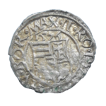 Maximilián II. Denár 1576 KB