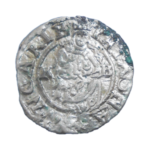 Maximilián II. Denár 1577 KB