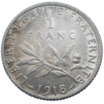 Francúzsko 1 Franc 1918
