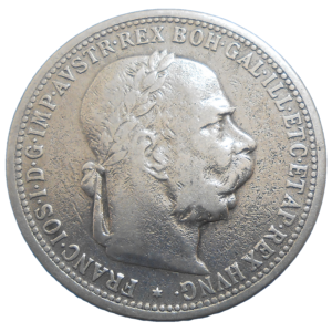 František Jozef I. 1 koruna 1896 bz