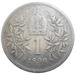 František Jozef I. 1 koruna 1896 bz