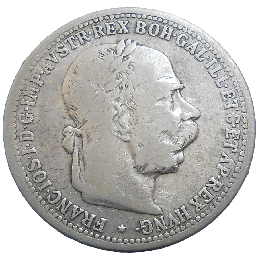 František Jozef I. 1 koruna 1898 bz František Jozef I. 1 koruna 1898 bz