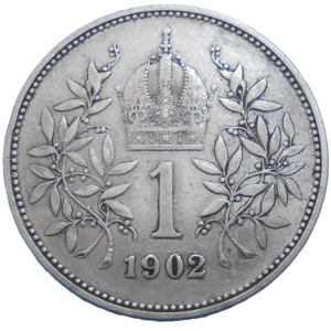 František Jozef I. 1 koruna 1902 bz