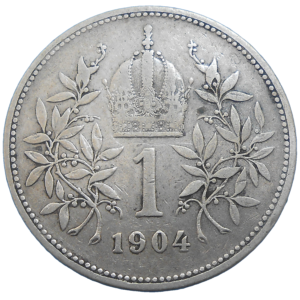 František Jozef I. 1 koruna 1904 bz