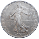 Francúzsko 2 Francs 1917