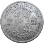 Veľká Británia Half Crown 1946