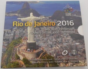 Sada obehových mincí 2016 Olympiáda Rio de Janeiro