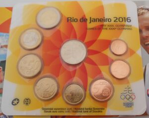 Sada obehových mincí 2016 Olympiáda Rio de Janeiro