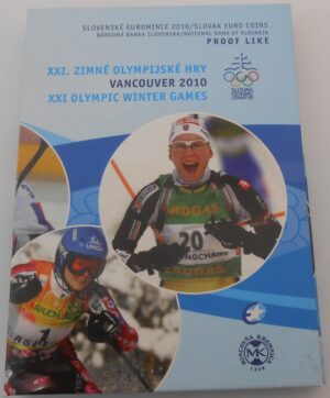 Sada obehových mincí 2010 Olympiáda Vancouver proof