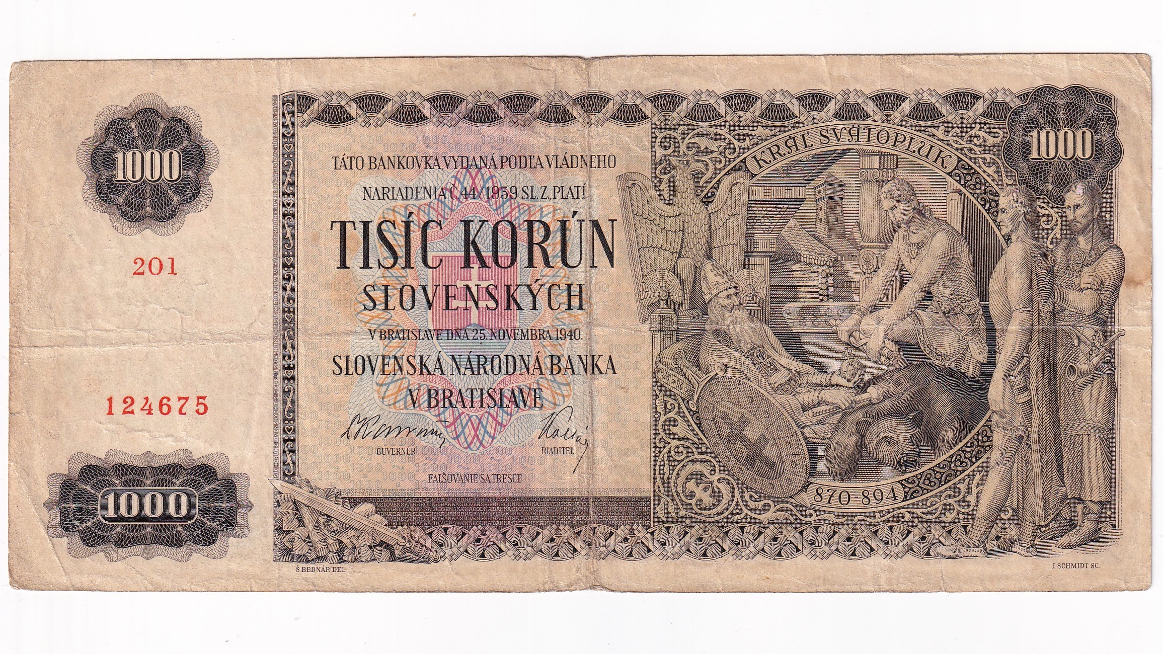 1000 Korún 1940 2O1 1000 Korún 1940 2O1