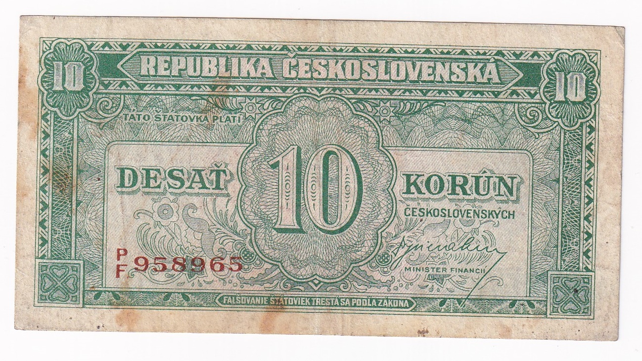 10 Korún 1945 PF 10 Korún 1945 PF