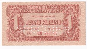 1 Koruna 1944 OM