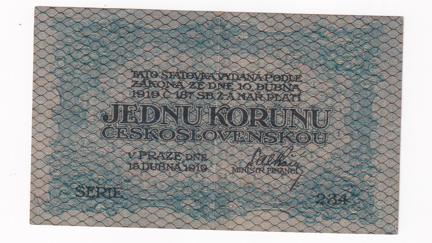 1 Koruna 1919 1 Koruna 1919