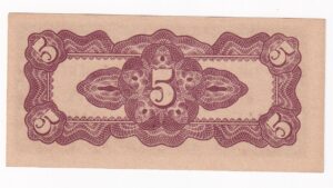 Japonsko 5 Cents 1942