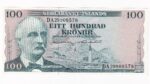Island 100 Kronur 1961
