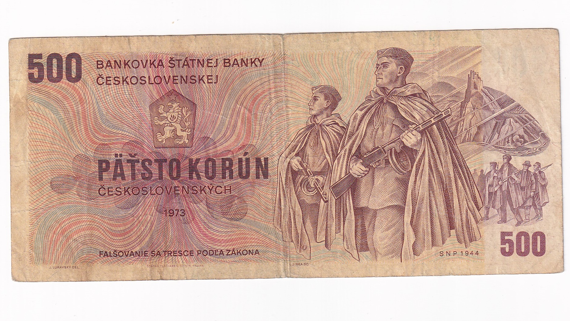 500 Korún 1973 U12 500 Korún 1973 U12